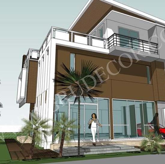 บ้านพักอาศัย 3 ชั้น คุณอร พุทธมณฑลสาย 3